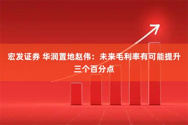 宏发证券 华润置地赵伟：未来毛利率有可能提升三个百分点